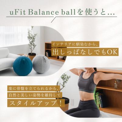 ふるさと納税 渋谷区 uFit Balance Ball　55cm【ブルー】【136005-2】 |  | 02