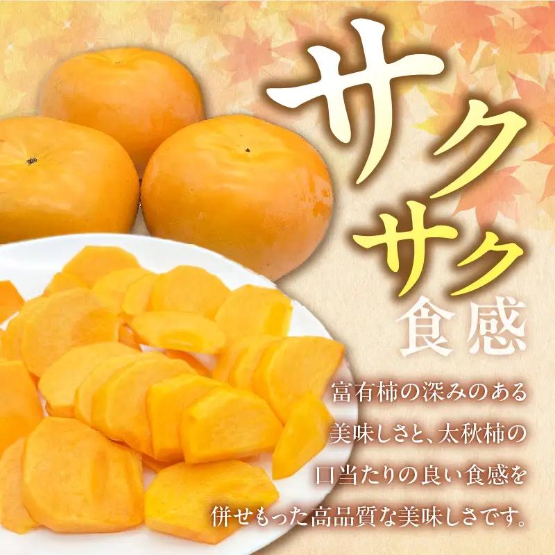 【2026年11月より順次発送】福岡県ブランド柿 秋王 5-7玉 約1.8kg 池尻農園 〔Fk113〕