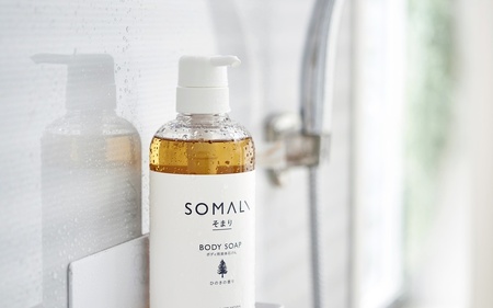ボディソープ カンブリア宮殿で紹介されました！SOMALI　ボディソープセット　500ml×2種類（ひのき／ラベンダー）【kmsk0006】