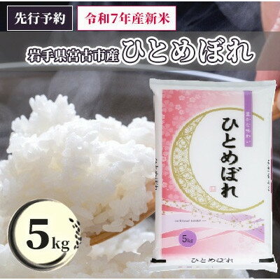 【ふるさと納税】《先行予約 12月より順次発送》【令和7年産】岩手県産ひとめぼれ 精米 5kg【1665610】
