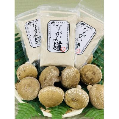 ふるさと納税 おおい町 福井県おおい町 乾燥椎茸パウダー ながいの道 40g入り 3袋セット 計120g