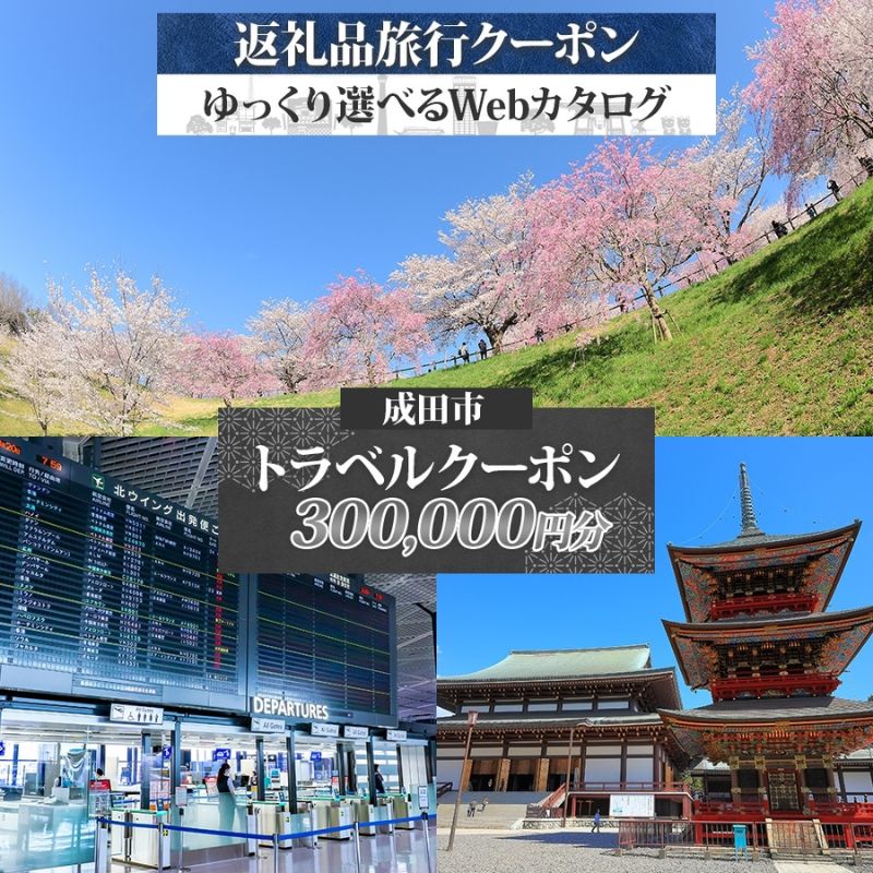 【ふるさと納税】千葉県 成田市 旅行クーポン 300,000円分 成田空港 成田山 新勝寺 温泉 観光 旅行 ホテル 旅館 老舗 高級 トラベル チケット 家族 カップル 宿泊 予約 おすすめ 父の日 母の日 旅行券 宿泊券