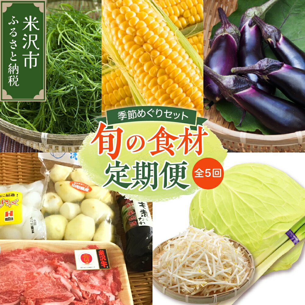 【ふるさと納税】【先行予約】 定期便 全5回 配送 令和8年産 季節めぐりセット 野菜の定期便 山菜 夏野菜 芋煮 寒中野菜 漬物