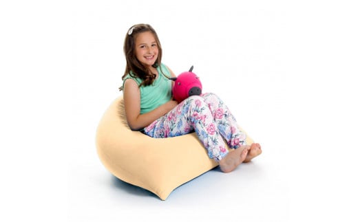 M533-7 ビーズクッション Yogibo Pyramid ( ヨギボー ピラミッド ) クリームホワイト