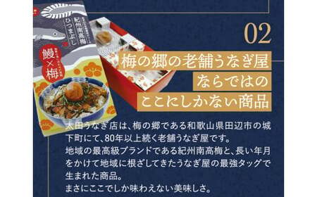 紀州南高梅ひつまぶし ６食セット（2食入り×３セット）《うなぎ》 / 和歌山 田辺市 国産 国産鰻 鰻 うなぎ ひつまぶし 梅ひつまぶし 紀州南高梅 南高梅 梅干し 梅 土用の丑の日 冷凍【ots01