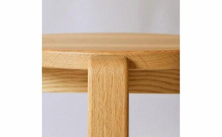 旭川家具　山室家具製作所　ALTO(アルト)　No.1　丸スツール　ナラ　LA色