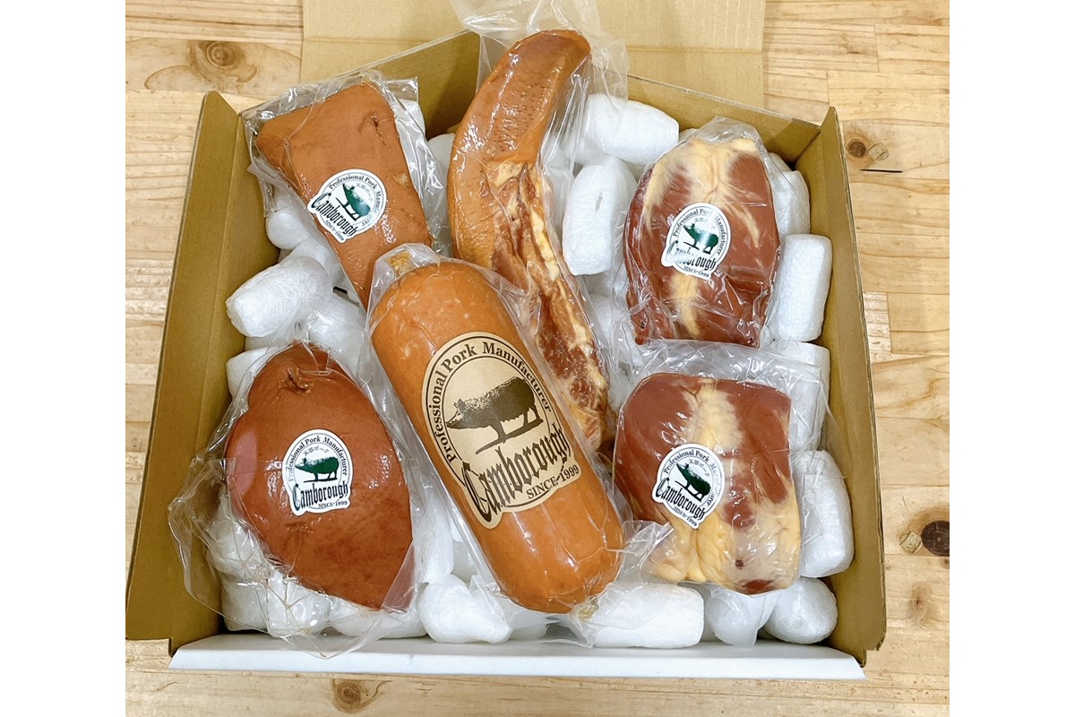 浜田市産　ケンボロー　スモークホルモンセット 豚肉 豚 ポーク 豚ホルモン ホルモン ハツ レバー スモーク 燻製 スモークホルモン つまみ セット 【002_1951】