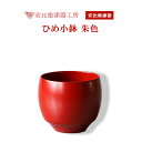 【ふるさと納税】 安比塗 漆器 ひめ小鉢 朱 ／ 和食器 食器 木製 伝統工芸 工芸品 小ぶり 小鉢 デザート カップ ギフト 贈答 シンプル おしゃれ 漆塗り 贈り物 プレゼント 誕生日 記念品 お土産 お取り寄せ 赤系 普段使い ミニ 人気 可愛い 小さい 岩手県 八幡平市 送料無料