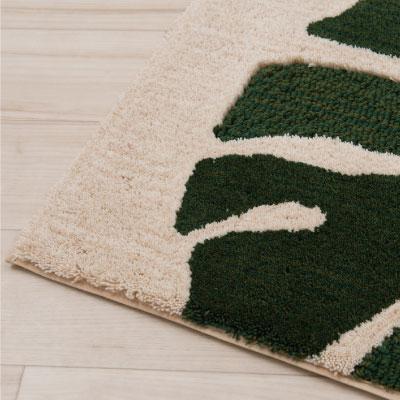 ふるさと納税 小野市 M+home モンステラ インテリアマット 45×70cm |  | 01