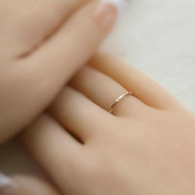 ふるさと納税 藤沢市 K14GF テクスチャーリング P3〜30号 マイナスサイズ対応 ご希望のリングサイズで制作 |  | 01