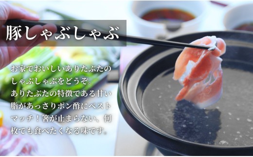 【6回定期便 総計6.0kg！真空個包装で便利】ありたぶた ロー