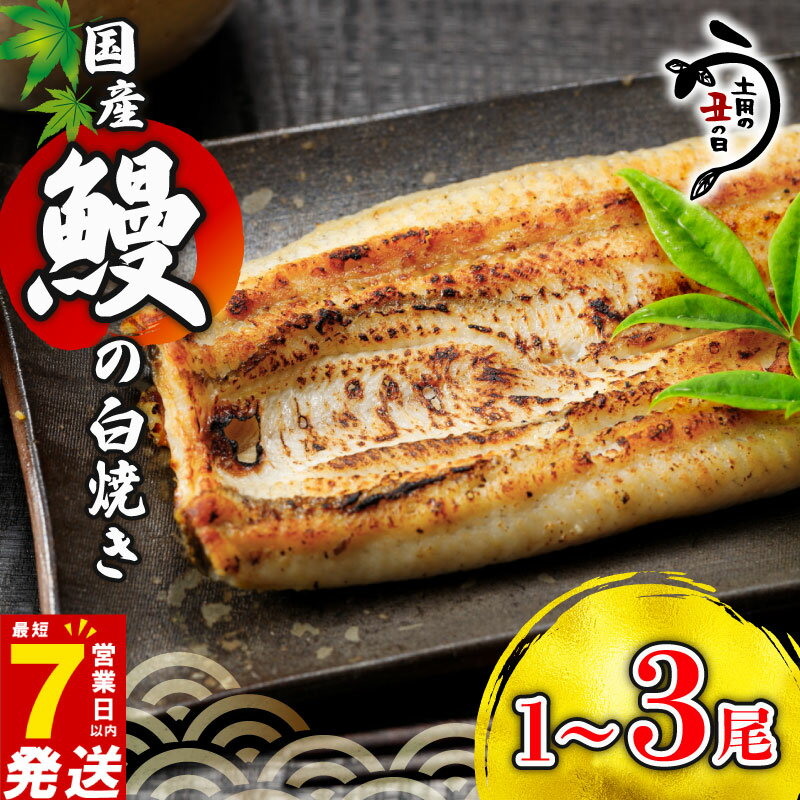 【ふるさと納税】 ＼最短7営業日以内発送／ 国産 鰻 の 白焼き 国産 うなぎ 選べる 1尾 / 2尾 /3尾 半身 カット ウナギ 鰻 炭火焼 炭火 うなぎ白焼き うな重 蒲焼き ひつまぶし 白焼 丑の日 贈り物 贈答 ギフト プレゼント 真空パック 送料無料 千葉県 旭市 川千家