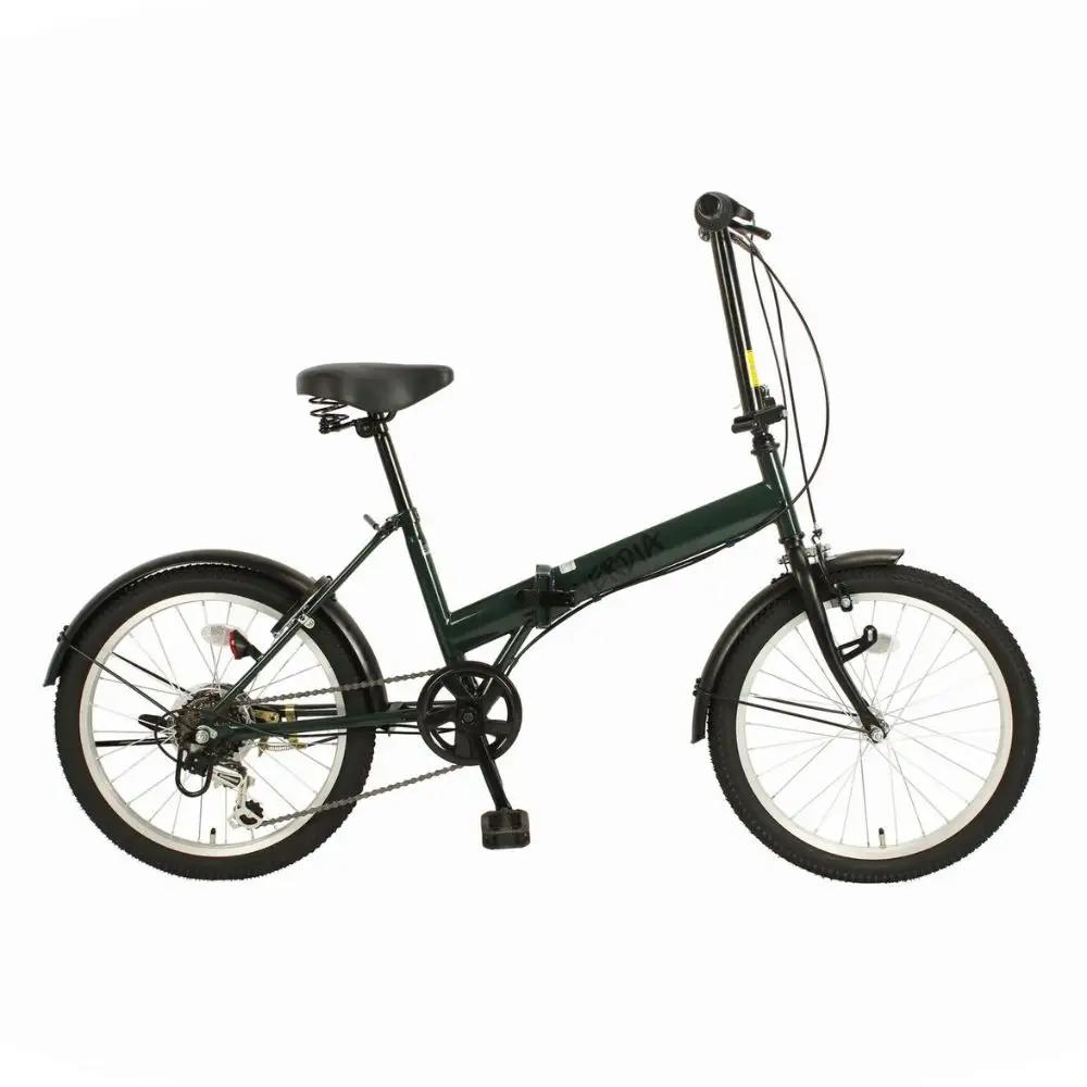 VERDIA 20インチ Green 送料無料 全国配送離島含│自転車 完成品 組み立て不要 折りたたみ自転車 武田産業