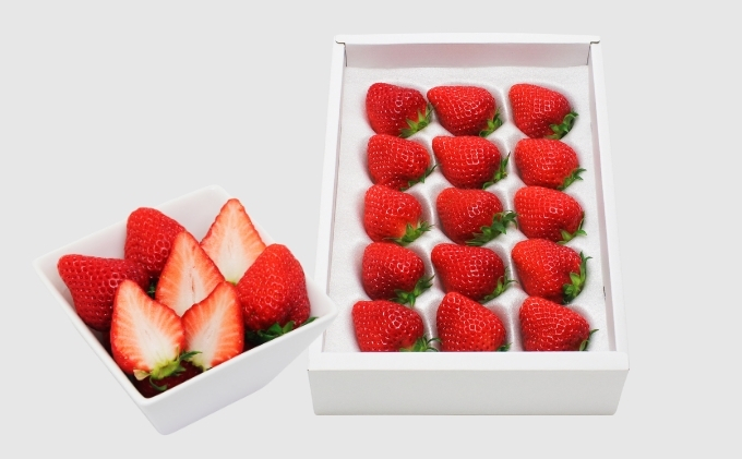 【 小豆島 】【2月からの発送】小豆島のいちご（女峰）400g 化粧箱入り×2箱 果物類 苺 イチゴ