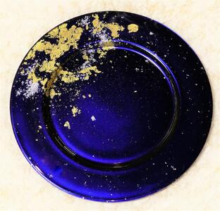 アンダープレート  M（MAJO金箔・ブルー）