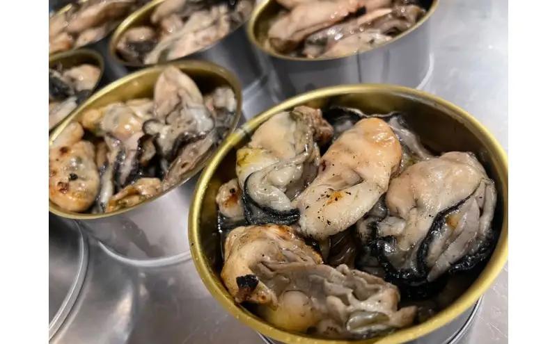 【福岡市】レストラン手作り　牡蠣の炭火焼オイル漬け缶詰　4缶セット×3箱