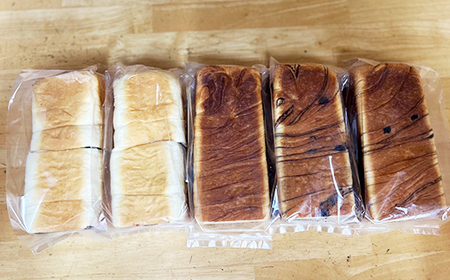 デニッシュ＆あん食パン（4種5本入り）　【65P3002】