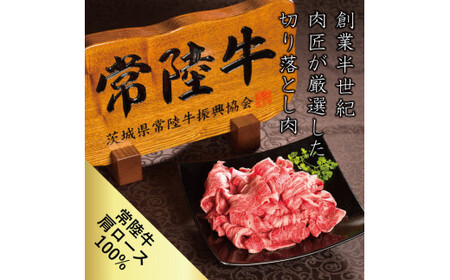DU-26　常陸牛 霜降り 肩ロース 切り落とし 400g【肉のイイジマ】