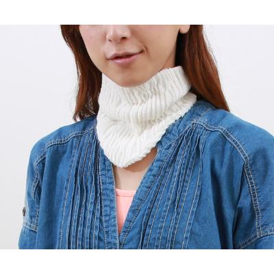 ふるさと納税 忠岡町 遠赤ネックカバー(縞柄・エンジ) |  | 02