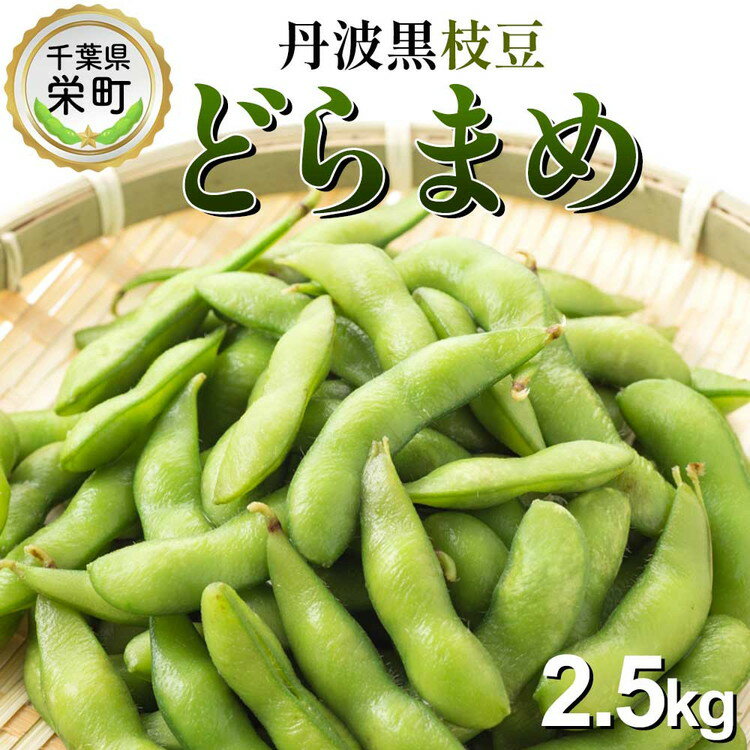 【ふるさと納税】栄町の特産品　どらまめ枝豆2.5kg　数量限定　※2025年10月中旬～10月下旬頃に順次発送予定　※沖縄・離島への配送不可｜枝豆 えだまめ 数量限定 おつまみ お弁当 健康 13-9