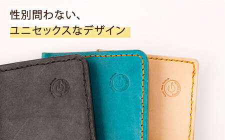 【ブラック】レザーコインケース / コインケース レザー小物 レザー 革 本革小物 小銭入れ 小物【kazu Gee factory】[OBG011-01]