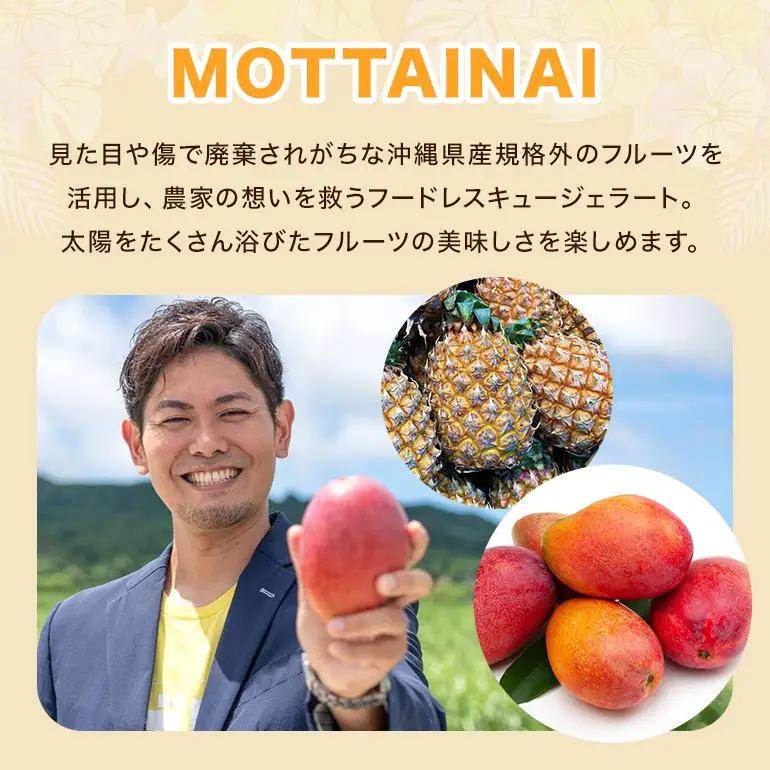 MOTTAINAI ジェラート3種（マンゴー・パイナップル・バナナ各2個入り）　6個セット 27-7