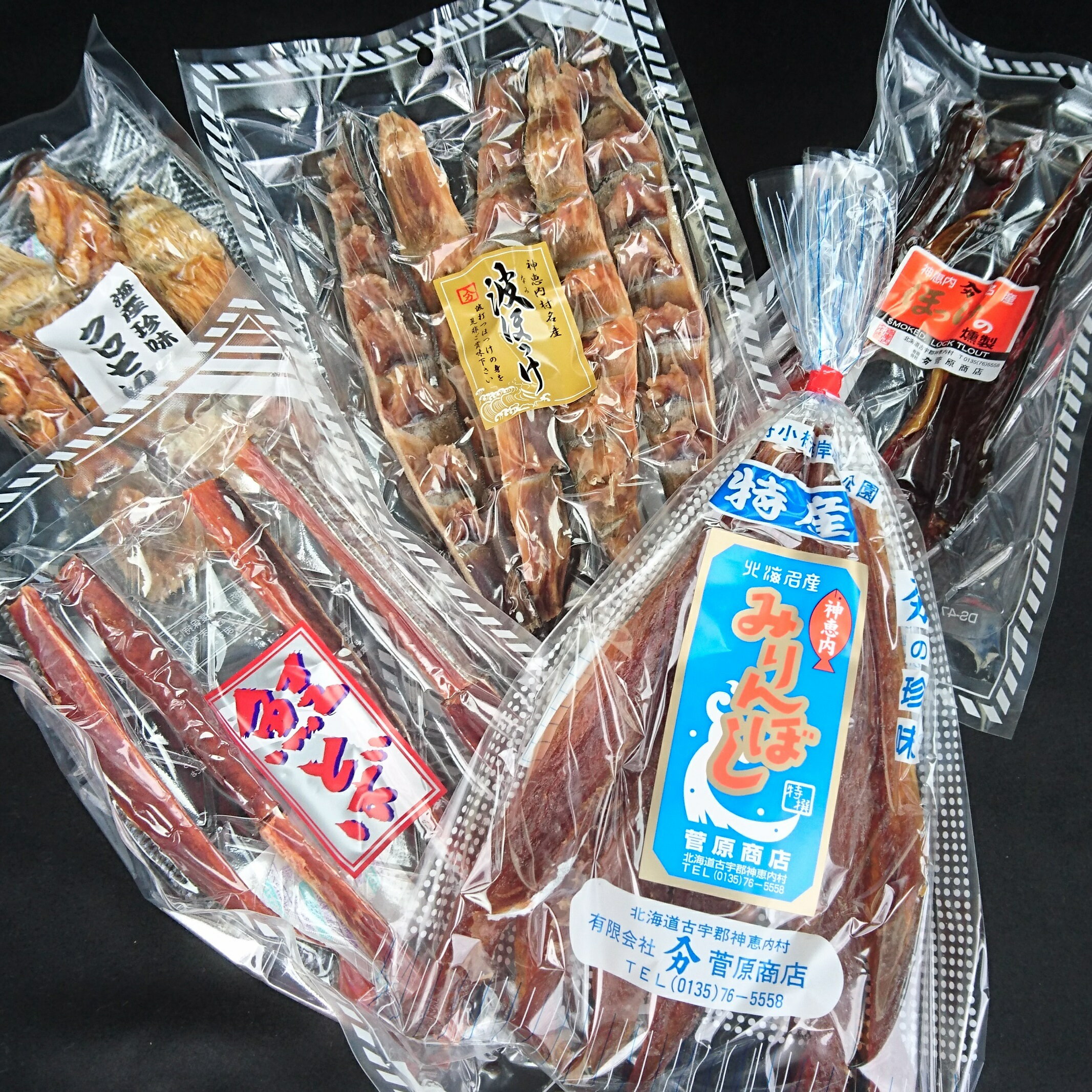 【ふるさと納税】菅原商店の売れ筋珍味セット