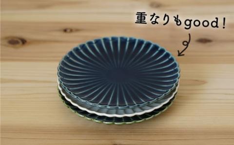 【波佐見焼】花しのぎ トリオ取皿 小皿 (白・織部・藍)【団陶器】 [PB16]