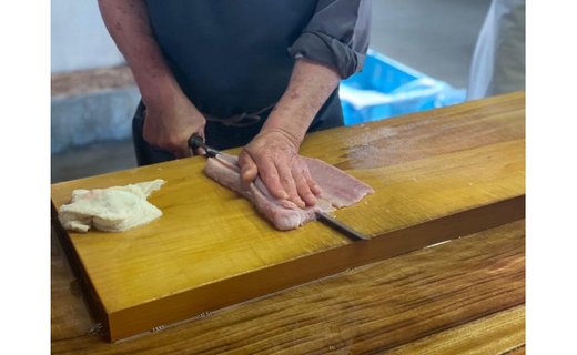 勝浦産　天日干し干物　さめのたれみりん（500g×2）