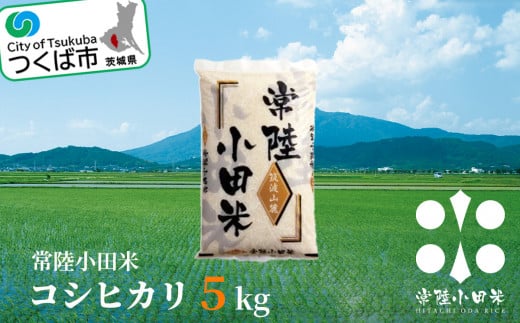 常陸小田米 5kg 茨城県つくば市産コシヒカリ【 茨城県 つくば市 コメ こめ 米 お米 ごはん コシヒカリ モチモチ 地域ブランド 農産物 グルメ つや 精米 お取寄せ 】