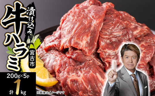 吉田精肉店の漬け込み牛ハラミ【配送不可地域：離島】【1440322】