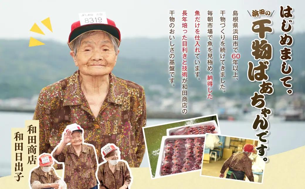 山陰浜田港水揚げされた人気干物セット 【025_0437】