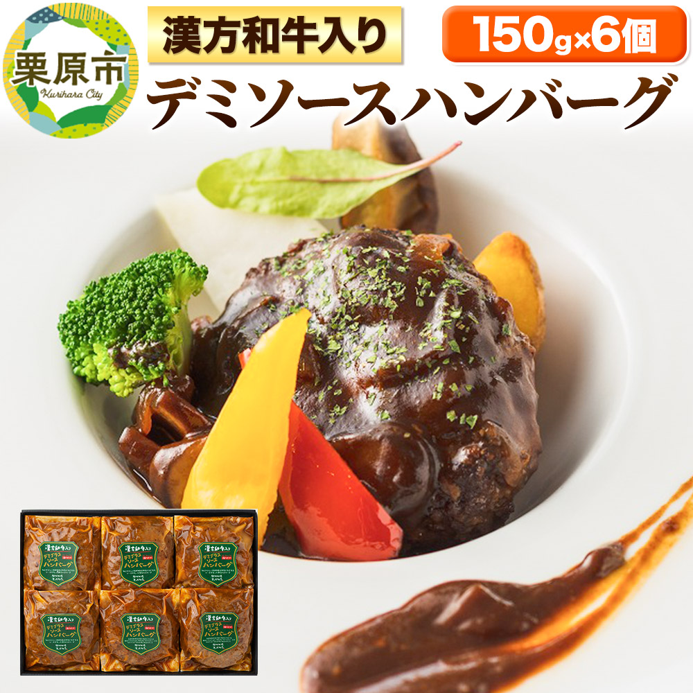 漢方和牛入りデミソースハンバーグ 150g×6個