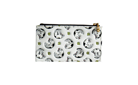 【浅草文庫】フラグメントケース〈猫柄〉(カラー：ニビ（黒系）)