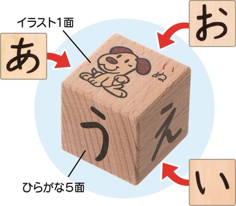 【くもん出版】ひらがなキューブつみき