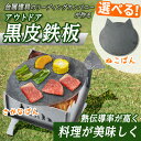 【ふるさと納税】＜カタチが選べる2種！＞黒皮鉄板 アウトドア 鉄板 BBQ バーベキュー キャンプ CAMP グリル 野外 猫 ネコ 魚 さかな ねこ おしゃれ プロ テント【sm-BL001】【一瀬製作所】