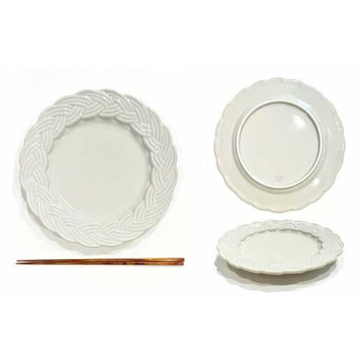有田焼 amiプレート古代釉 Mサイズ【24to3 西富陶磁器】食器 器 うつわ ワンプレート アンティーク デザート皿 A18-114_イメージ3