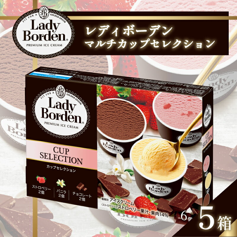 【ふるさと納税】 ロッテ レディーボーデン マルチ カップ セレクション セット｜ レディーボーデン アイス アソート セット 詰め合わせ フレーバー 3種 バニラ チョコレート ストロベリー アイスクリーム 愛媛県 松前町