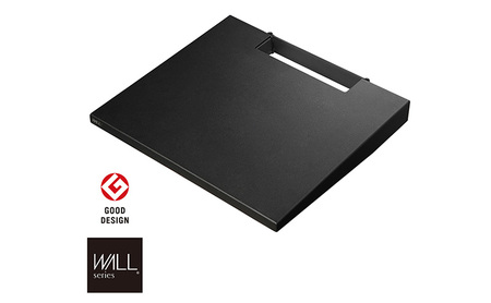 WALL V3SW対応 棚板 ラージサイズ テレビスタンドオプション 棚板 レコーダー 幅44cm　高さ無段階 美しさ 東京都 大田区 ブラック