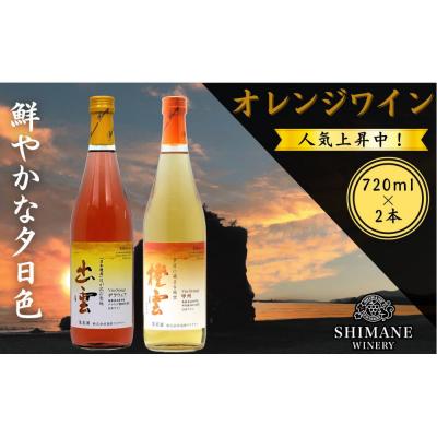 ふるさと納税 出雲市 オレンジワイン2種セット
