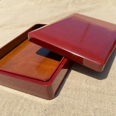 ふるさと納税 香川県 【香川漆器】角硯箱　後藤塗 |  | 01