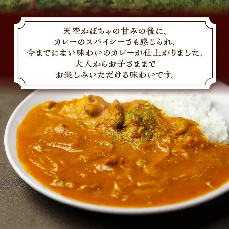 甲州天空かぼちゃカレー＆ポタージュセット【常温保存が可能なタイプ】