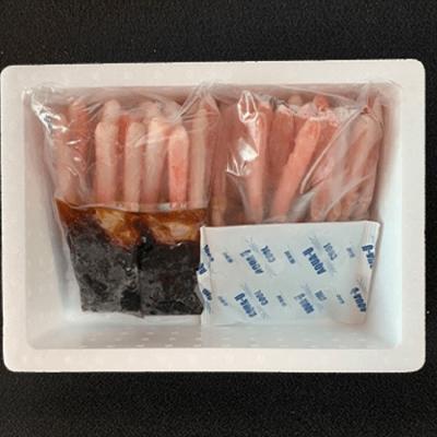 ふるさと納税 根室市 ＜12/21まで年内配送＞生でも食べれるズワイかにしゃぶセット500g×2P D-45001 |  | 01
