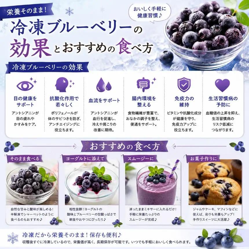 完熟 冷凍ブルーベリー 約 1kg