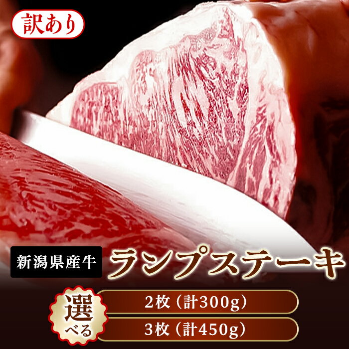 【ふるさと納税】訳あり 不揃い 肉 牛肉 焼肉 ランプステーキ 300g 450g（株式会社フードコネクト）