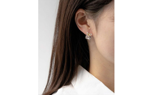 HARIO イヤリング ラフィネ HAP-RFB-E｜耐熱 ガラス アクセサリー ハリオ 職人 繊細 フォーマル カジュアル きれいめ おしゃれ 20代 30代 40代 贈答 プレゼント ギフト 贈り