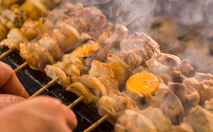 元祖美唄やきとり 福よしAセット  | 焼き鳥 蕎麦 セット もつ串 北海道 | 元祖美唄やきとり 福よし [BOBJ001]