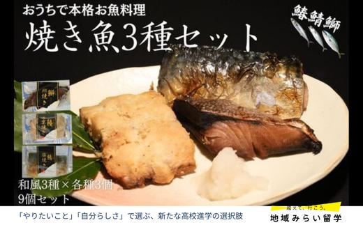 
                  【セット】和風焼魚9食(塩焼/照焼/西京焼 各3)
                