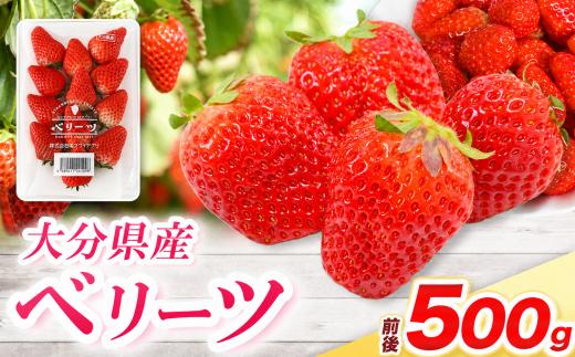 ベリーツ × 2パック ( 約500g ) ( 1パック/250g前後 ) | 苺 イチゴ いちご ベリー フルーツ 果物 くだもの 大分県産 産地直送 大分県 中津市
