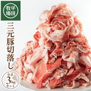 平田牧場 三元豚切落し 3kg （600g×5パック） チャック付き 冷凍便
